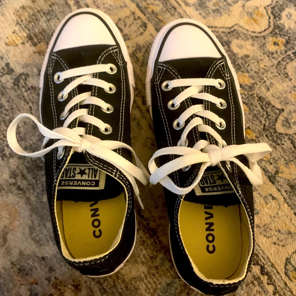 Converse Black and White Chuck Taylor Sneakers Tennis Shoes